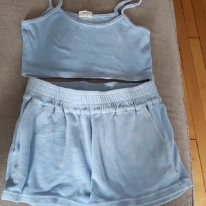 Stone Fox Wear Light Blue Women's Swim Coverup Set